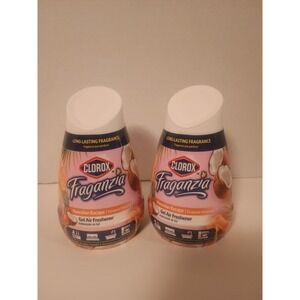 Clorox Fraganzia Air Freshener Pack of 2 Hawaiian Escape Scent Long Lasting